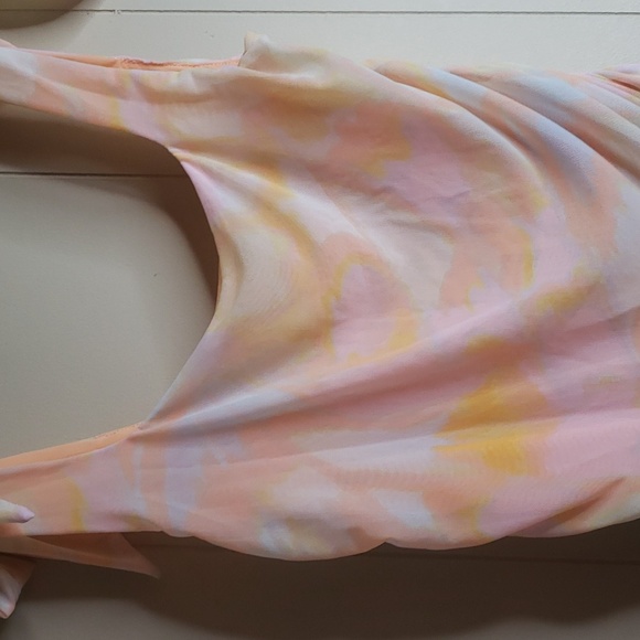 COPY - Free People Avenue Print Tank- Orange/Ivory Combo NWT - Picture 6 of 10